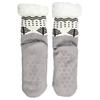 Calzini Invernali Sherpa Con Fantasia Taglia 39-42 Grigio