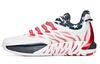 Men's Sneakers ANTA GH1 Basketball Shoes Men's Low-top White/Red/Black