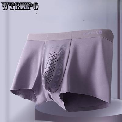 Intimo da uomo senza cuciture traspirante antibatterico Intimo da uomo Boxer da uomo