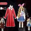 Egg Party Cosplay Costume, Transfer Student Dorothy Dress, Adult & Kids Game Same Style Anime Full Set With Wig For Girls