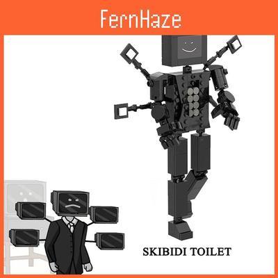 Taoximoc Skibidi Toilet Building Blocks Toy Plastic Material, Intelligently Fun!