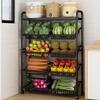 Zhaiwanjia 5-Tier Kitchen Storage Rack with Wheels