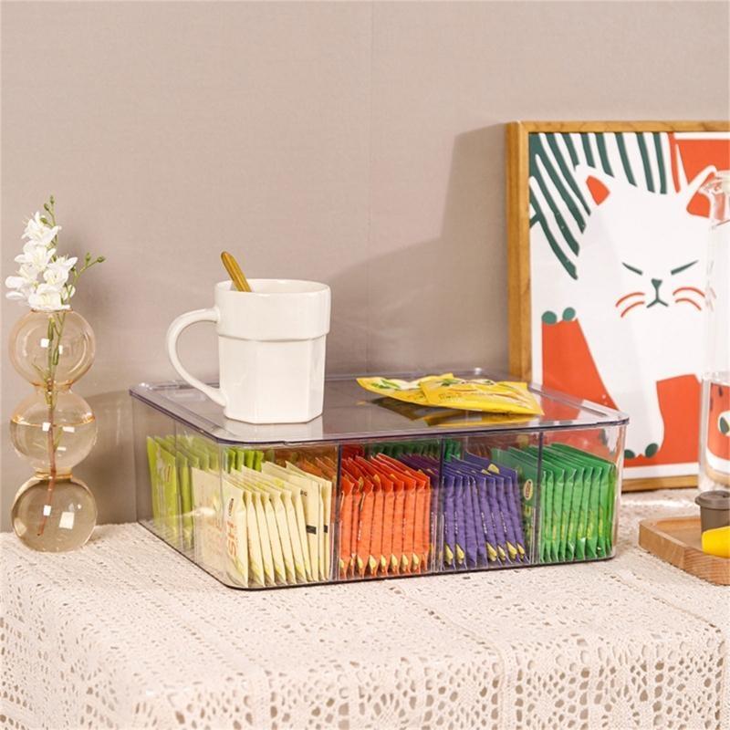 

J0MC Clear Acrylic Teas Box for Household Use Coffee Bag Storage Container China Mainland