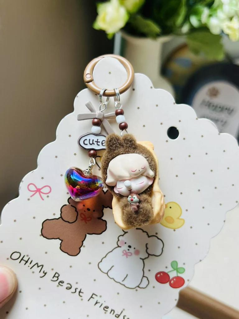 It Can Be Punched To Make A Keychain, and The Mobile Phone Chain Is Cute and Trendy To Play with.