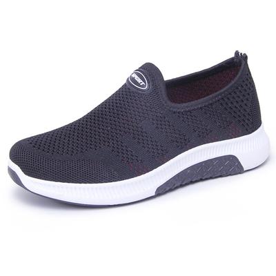 FARFADET Leichter Mesh Perfekt für Fitnessstudio und Indoor Bequeme Laufschuhe für und Atmungsaktives Mesh-Material für und Schwarze Slipper,