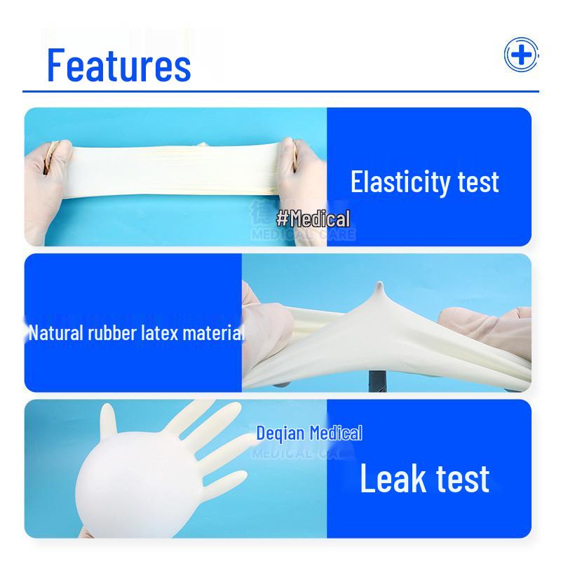 Sterile Latex-Puderfreie Chirurgische Handschuhe - Einweg Medizinische Untersuchungs- & Zahnarzt-Handschuhe