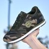Women Outdoor Canvas Casual Camouflage Shoes Thick-Soled Lace-Up Shoes