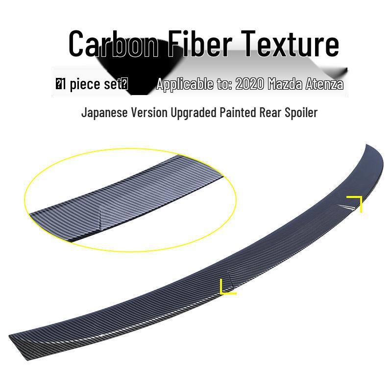 Mazda Atenza 2020 No-Drill Rear Spoiler Mini Gurney Flap Wing