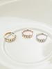 Minimalpiercing 14K 18K Moissanite Diamond One-Touch Ring Earrings
