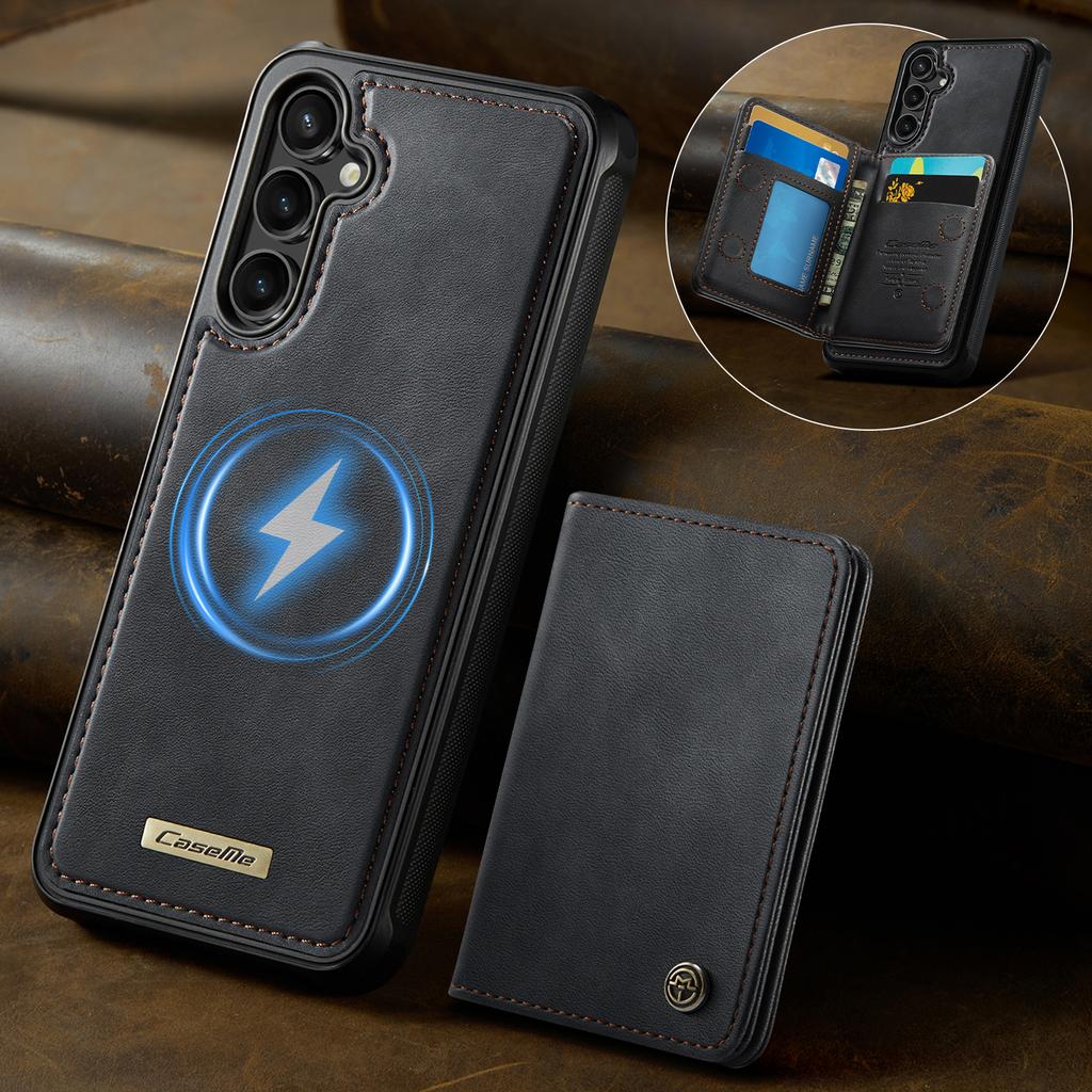 For Samsung Galaxy A54 5G Magnetic Case CASEME ME80 Series Leather PC TPU Phone Cover with Detachable Wallet