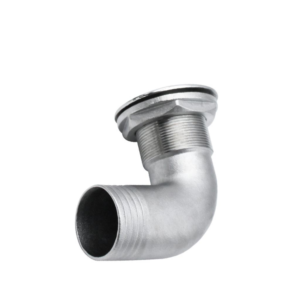 Boat Spout Curved Vent Yacht Stainless Steel Fitting Drain Plug Ventilation Half Wire Right Angle Exhaust Port