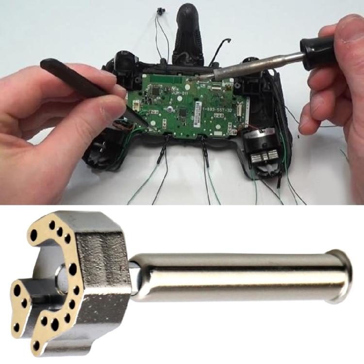 Multiple Purpose Desoldering Iron Tip Strong Heat Conductivity Adjustable Setting For Controller Maintenance Compact Build