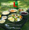 Naijiang Portable Outdoor Stainless Steel Tableware Set