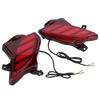 LED Heck-Tagfahrlicht Rücklicht Stoßstange DRL Lampe Rotes Glas Passend für Highlander 2019-2021