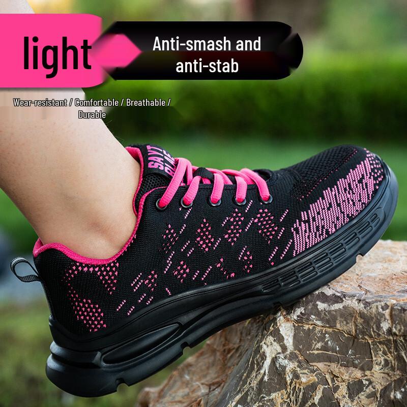 Women s Breathable Anti-Smash Safety Work Shoes 37
