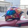 Full Face Motorcycle Helmet With Rear Wing Spoiler ABS Material Bluetooth Compatible Men All Season Riding