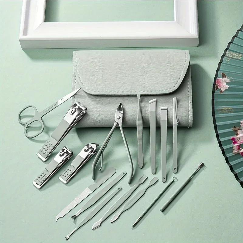 1pcs Nail Clipper Set for Home Use Stainless Steel Nail Clippers and A Complete Set of Tools for Trimming Toenails