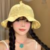 Japanese Plaid Bucket Cap Summer Women's Sun Hat Fashion Fisherman Caps  Outdoor