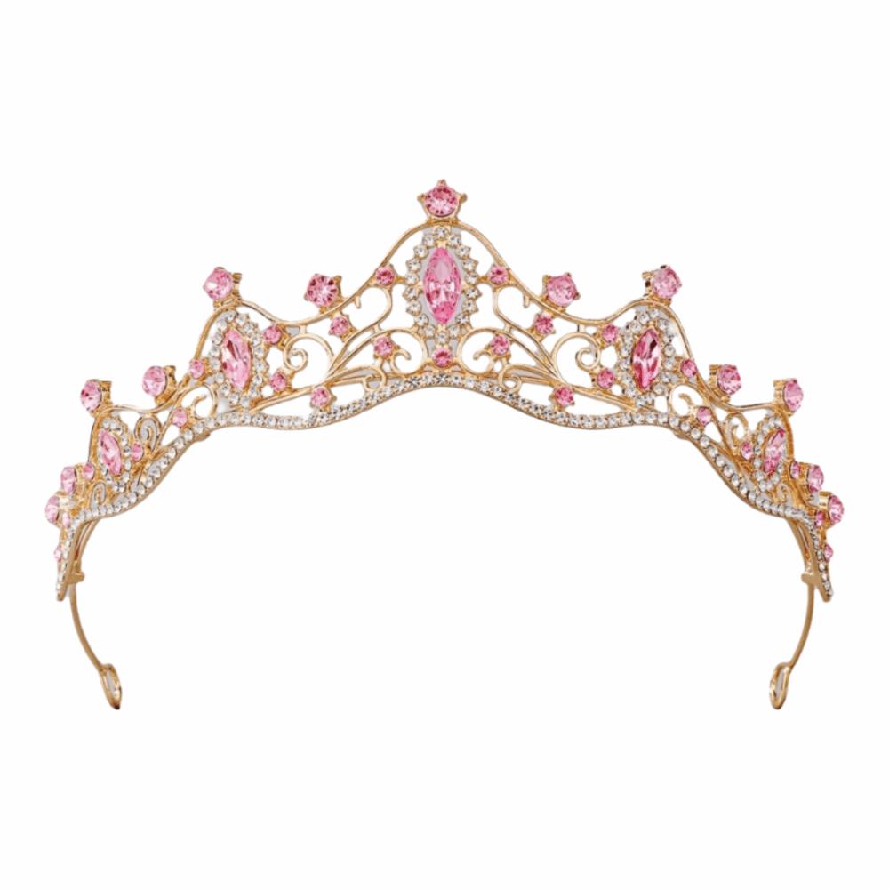 Baroque Queen Princess Crown Rhinestone Prom Jewelry New Crystal Tiara  Wedding Party