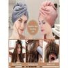 Asciugamano per Capelli in Microfibra, Cuffia per Capelli, Turbante Avvolgente Premium Super Assorbente Asciugatura Rapida Ultra Morbido Confortevole per Capelli Crespi Ricci Danneggiati