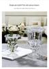 European Luxury Roman-Style High-Foot Lantern Vase: Transparent Flower Vase & Candle Holder for Bedrooms