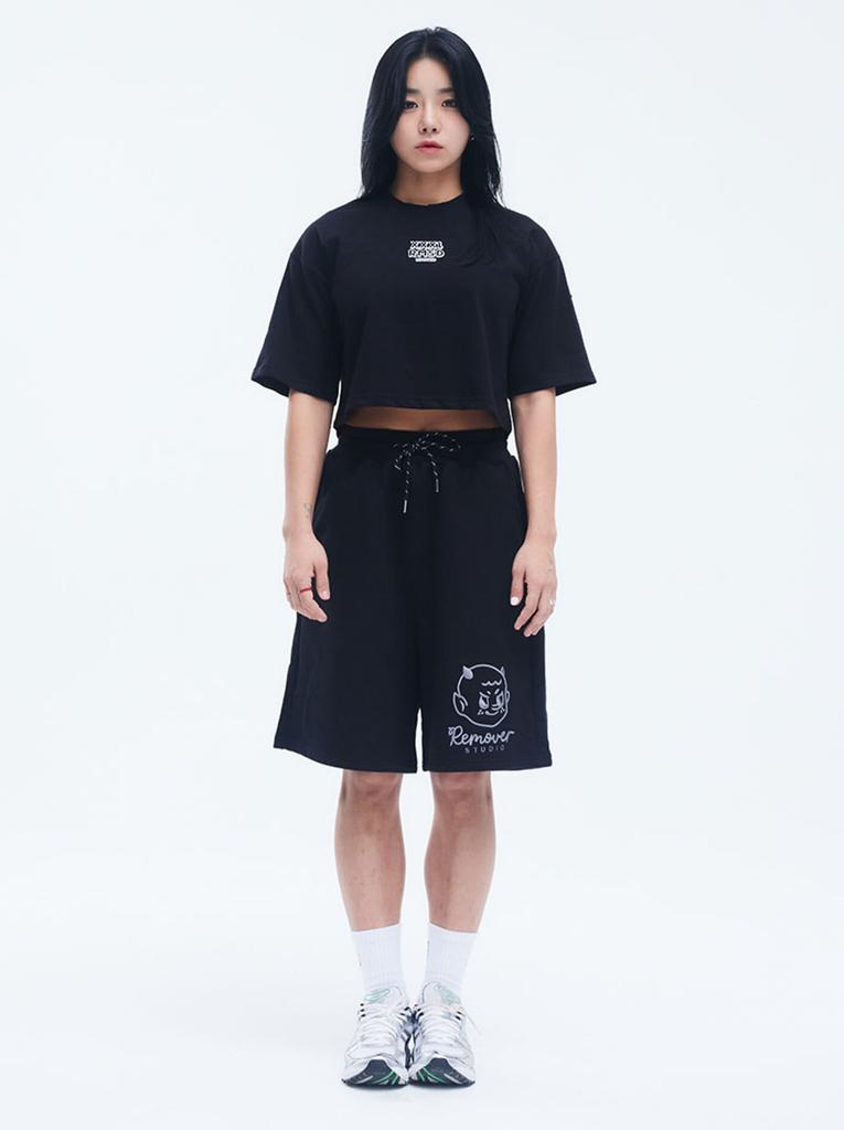 REMOVERSTUDIO Women'S Bigger Stingray T-Shirt [Black]
