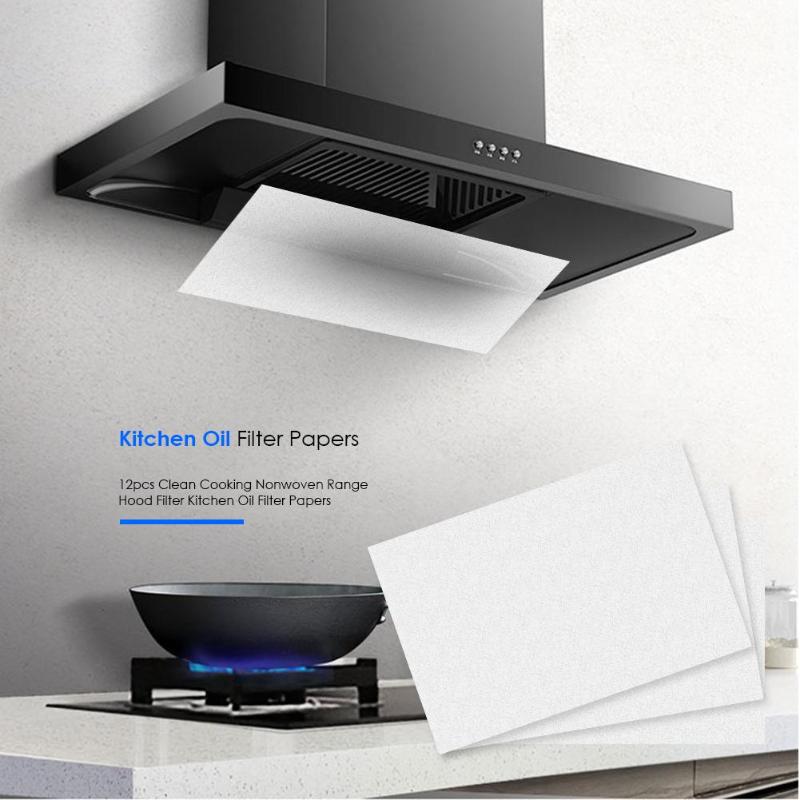 cooking range exhaust filter