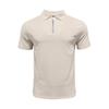 Herren-Oberteil mit Kragen und Reißverschluss, kurzärmlig, lässiges Sport-Hosen-Set