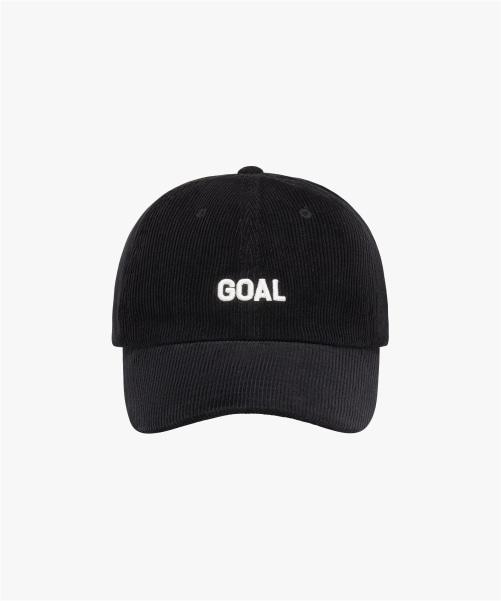 GOALSTUDIO Essential Goal Corduroy Cap-Black