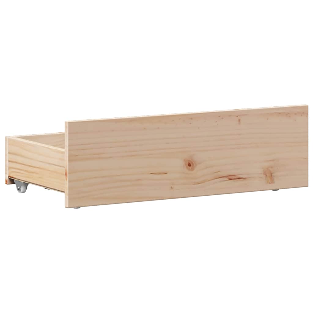 Solid Wood Bed Without Mattress with Headboard 90 X 190 Cm Pine