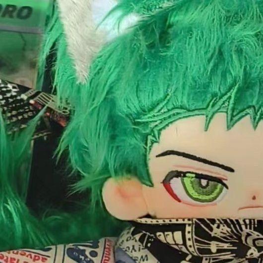 20Cm One Piece Roronoa Zoro  Plush Doll Q Version Cute Stuffed Toy Anime Figure Kawaii Plushie Collection Birthday Gift For Fans