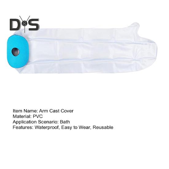 Adults Arm Cast Cover Waterproof Shower Bandage Cast Protector Sleeve Reusable Surgery Wrist Hand Wound Protection Watertight Bath Arm Cast Bag