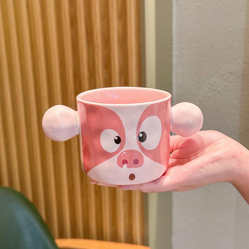 

Подарок на день рождения для девочек, милая кружка-поросенок с крышкой, креативный и практичный сувенир для девушки, подарочная коробка высокой ценности 401-500ml