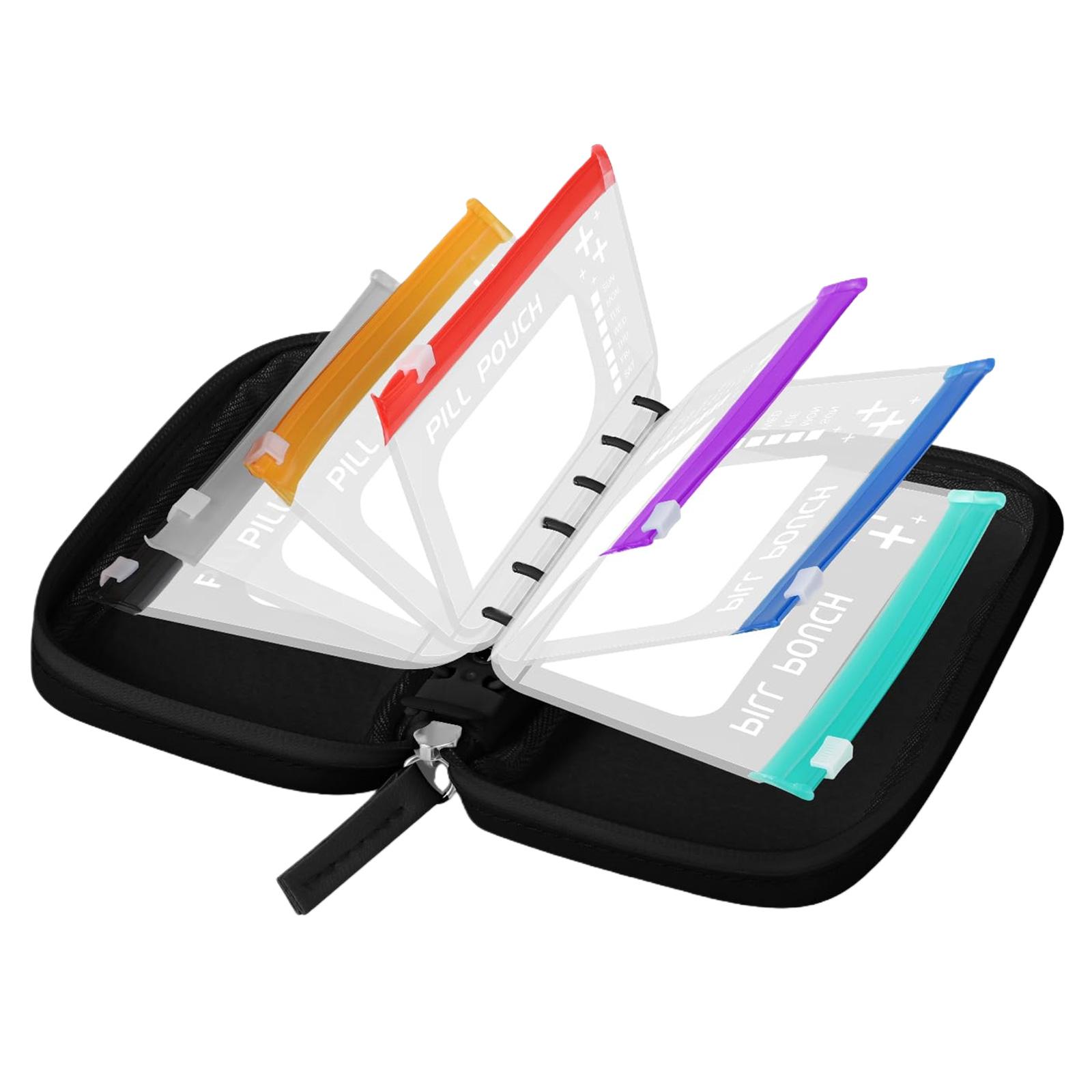 Portable Waterproof Medicine Bag Weekly Medicine Organizer First Aid Medical Emergency Kits Household Medicine Pill Storage Bag