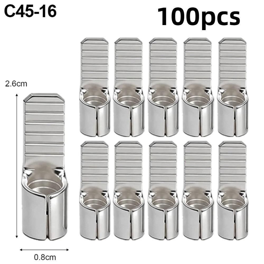 100 PCS Not Easily Oxidized C45 Pin Terminal Clamp Firmly Lug Insert Crimp Terminal  Lighting System