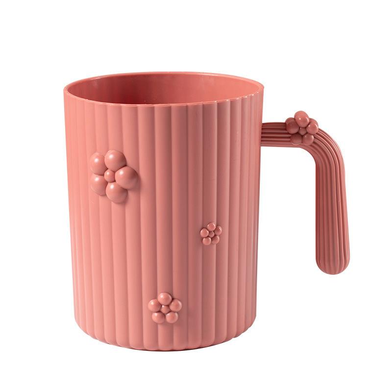 Cute and Simple Plum Blossom Mouthwash Cup Household Washbasin Cup Toothache TrayDormitory Brushing Cup