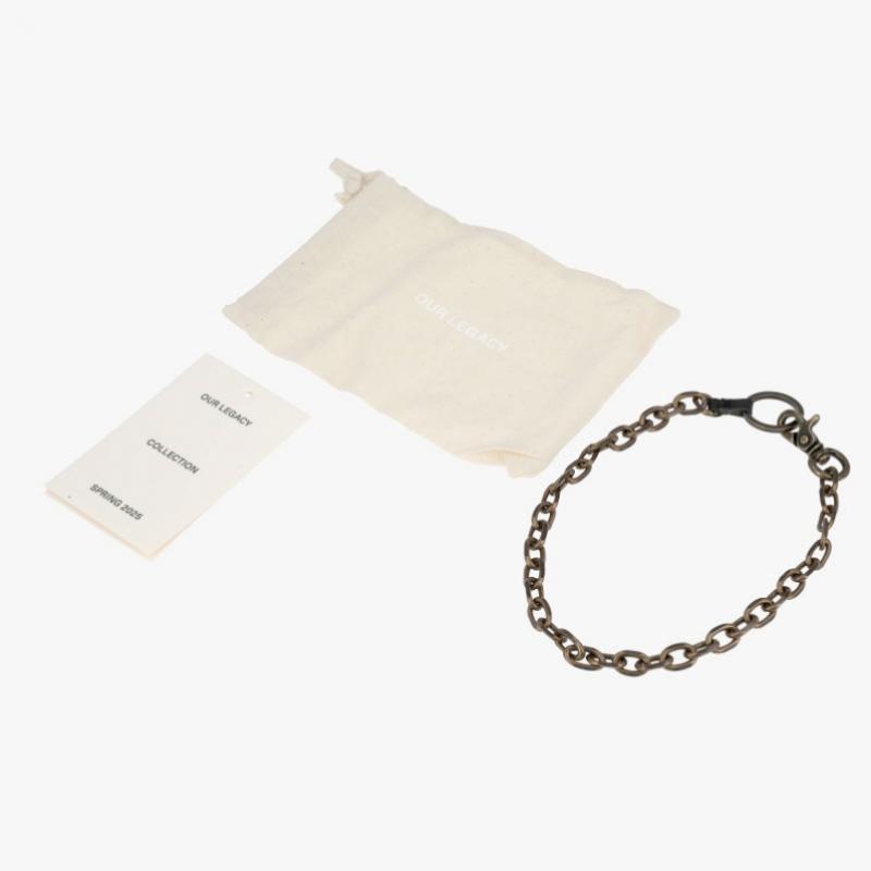 Aowlegacy Antique Brass Keychain Necklace A2258lab