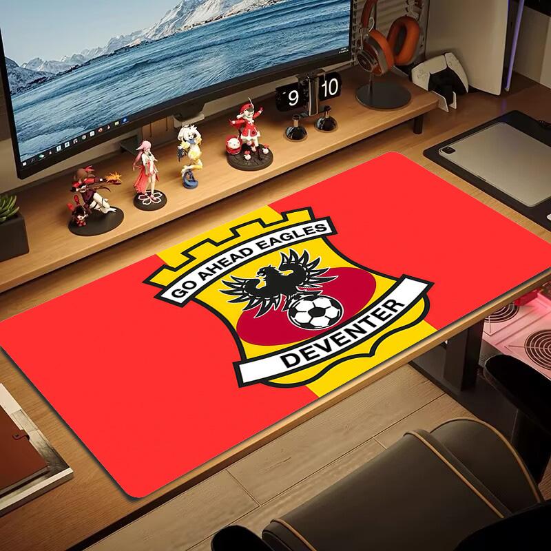 Go Ahead Eagles Print  Cushion Non-slip Laptop Tablet Big Mousepad XXL Mat Mini PC Playmat With Lock edge