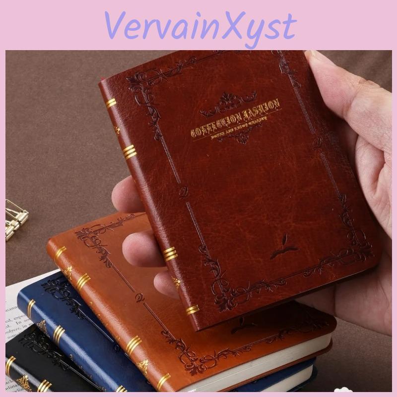 Notebook Leather Pu Portable Vintage Pocket Diary A7 Notebook For Students Gifts School Stationery Office Notepad
