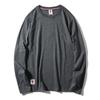 Export Tail Order T-Shirt Men's Long Sleeves Pure Cotton Autumn American Fashion Brand Bottoming Shirt Cut Label Original Order Menswear Clothing