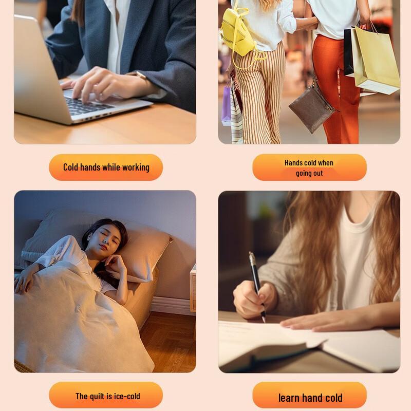 Self-Heating Wearable Hand Warmer Patches