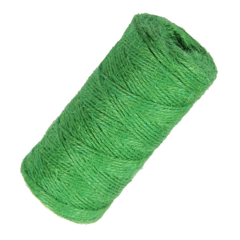 Versatile 100m Jute Cord 2mm String for Crafts DIY Gift Wrapping and Twine Rope Durable and Sustainable