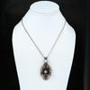 Evil Eye Rhodonite Copper Wire Wrapped Pendant Moonstone Copper Jewelry Handmade Pendant Evil Eye Jewelry Rhodonite Pendant Gift For Friend