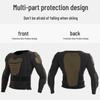 Skiing Anti-Collision Protective Sports Gear Set with Shoulder Pads and Waist Support for Rugby, Basketball, and Football