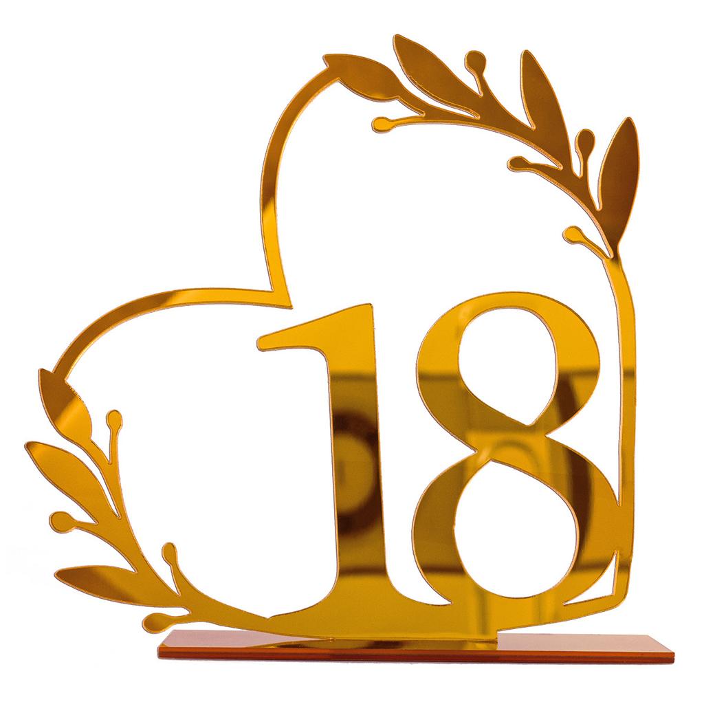 DIY Acrylic Numbers Wedding Table Numbers Mirror Table Numbers