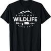 Support Wildlife Raise Boys Funny Mom and Dad T-Shirt