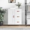 VidaXL Buffet White 69.5x34x90 Cm Engineered Wood 830228
