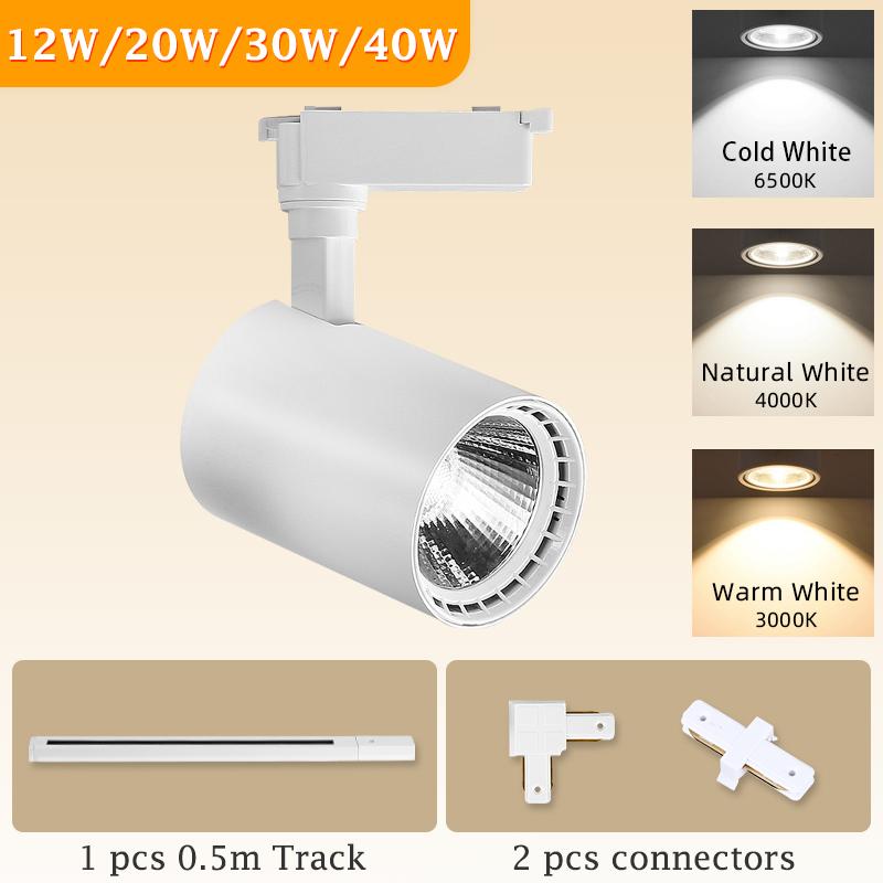 RGB Track Light Hanging Chandelier Ceiling Lamps Home Living Room Clothing Lamps Store Lighting LED RBG Track Spotlight Spot Led
