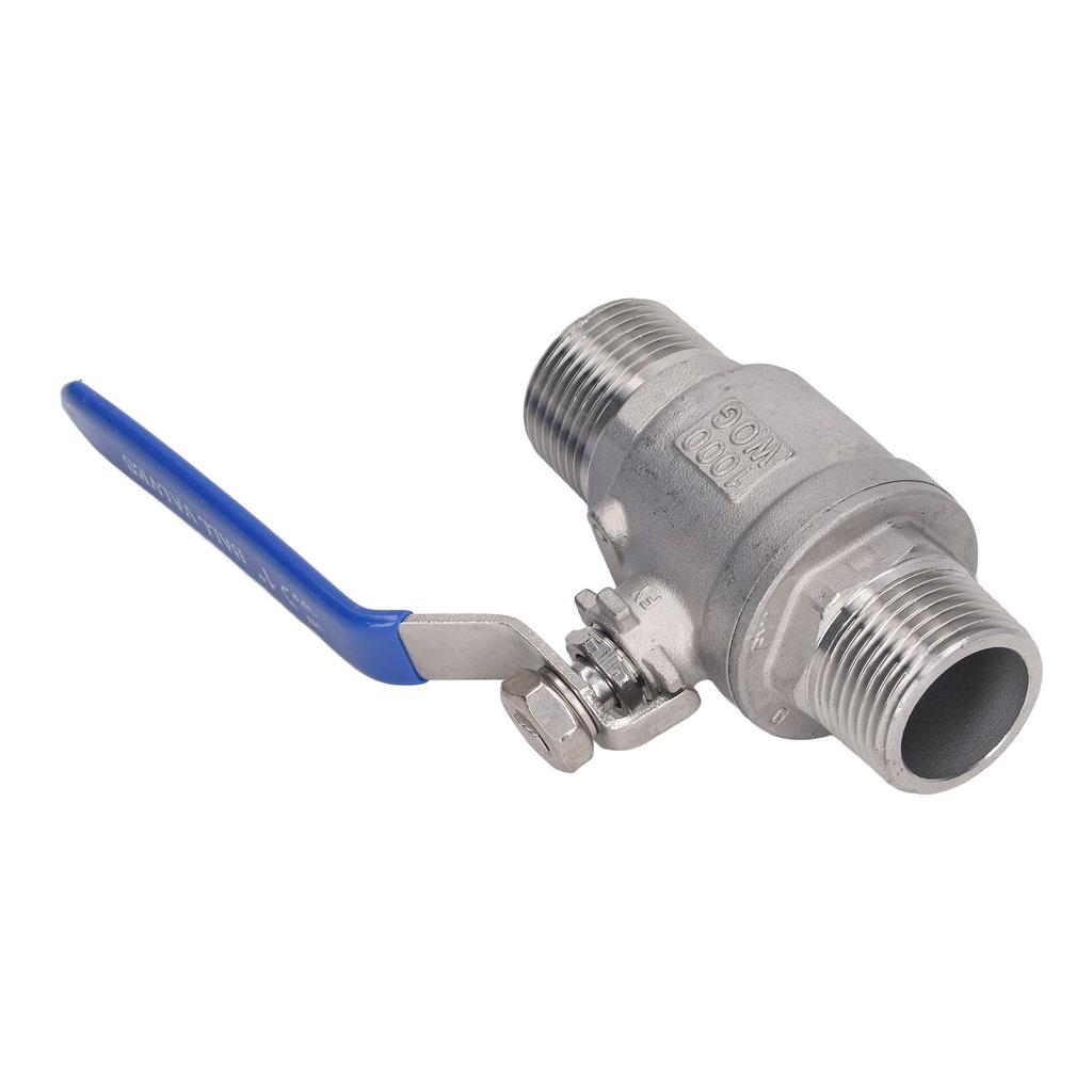 Kugelhahn Außengewinde 1 Zoll Edelstahl Gute Abdichtung NPT Kugelhahn für Wasser Öl Gas