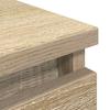 TV Cabinet in Sonoma Oak Finish 80 x 35 x 54 cm Engineered Wood